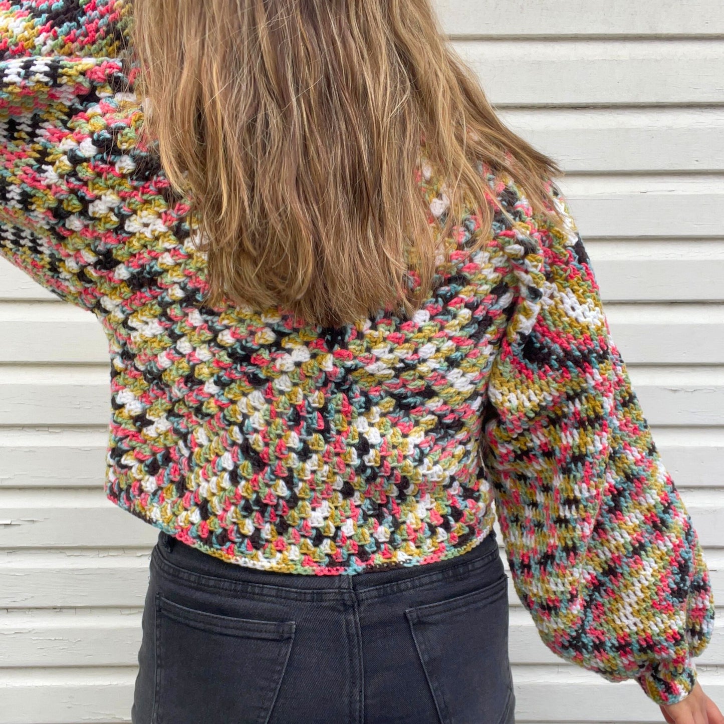 Wavy Print Jumper - Size M