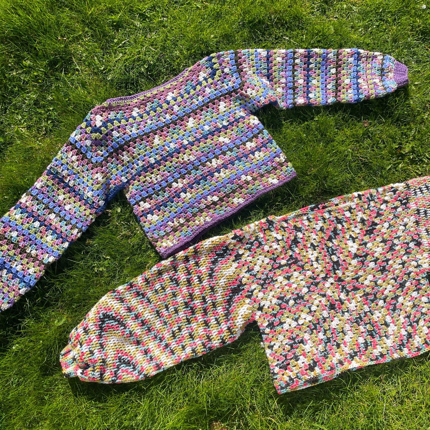 Wavy Print Jumper - Size M