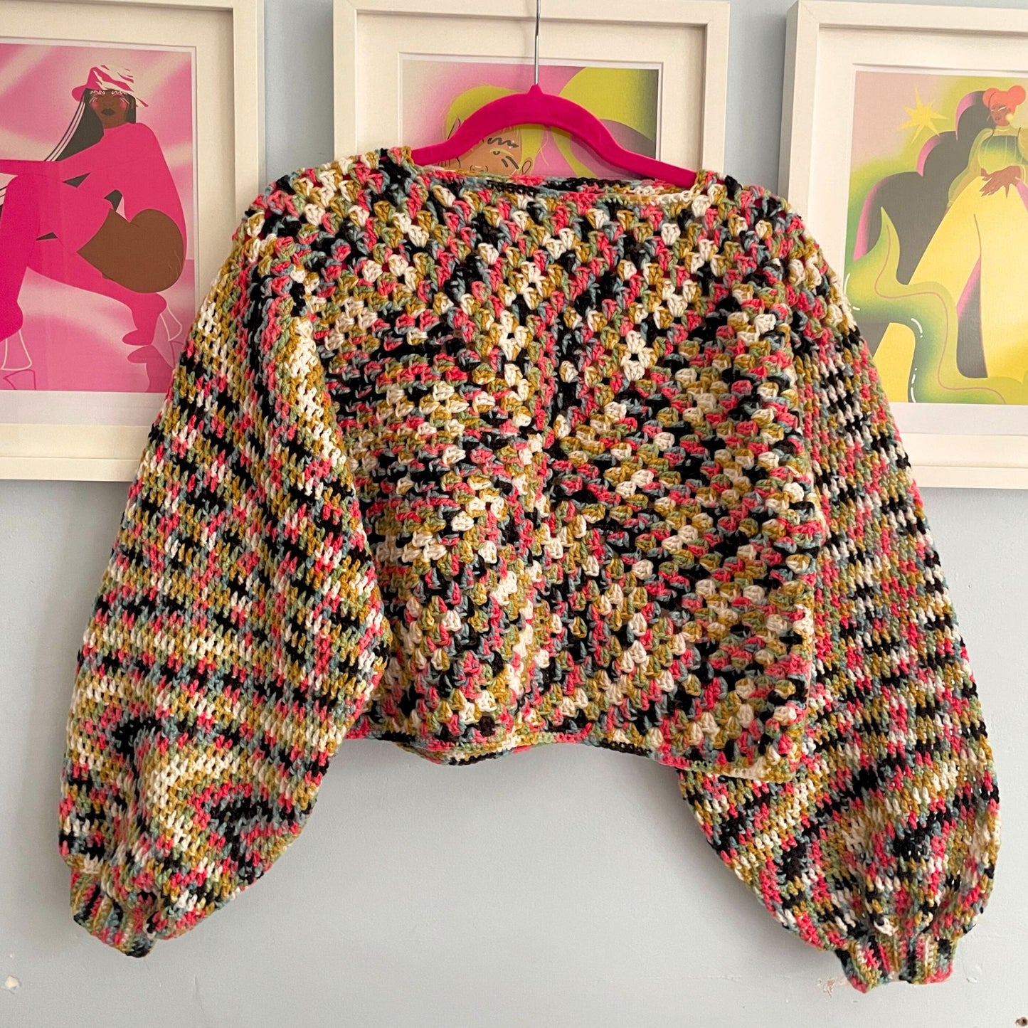 Wavy Print Jumper - Size M