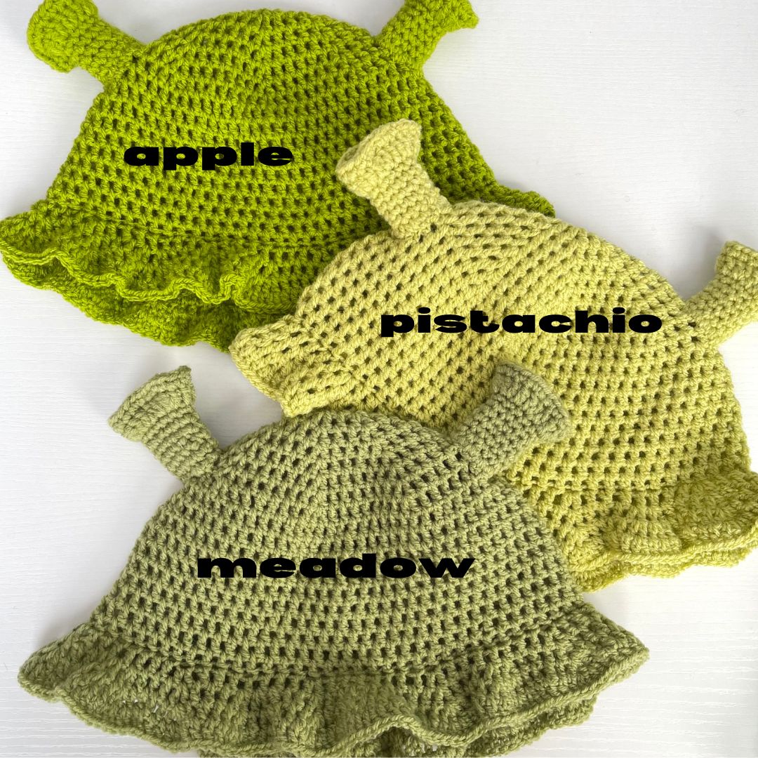 Crochet Shrek Hat