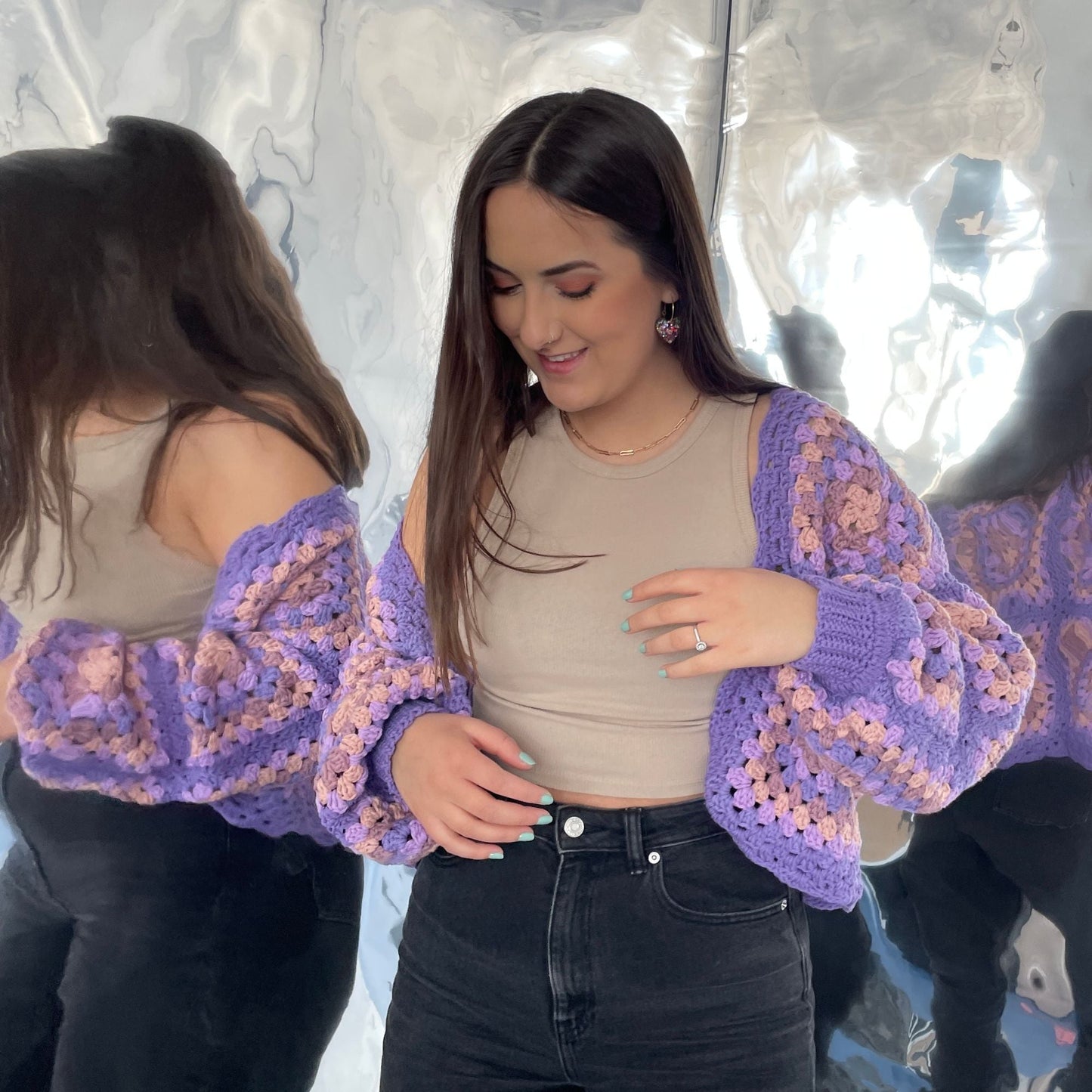 Hixiiee Cropped Crochet Cardi - PDF Pattern