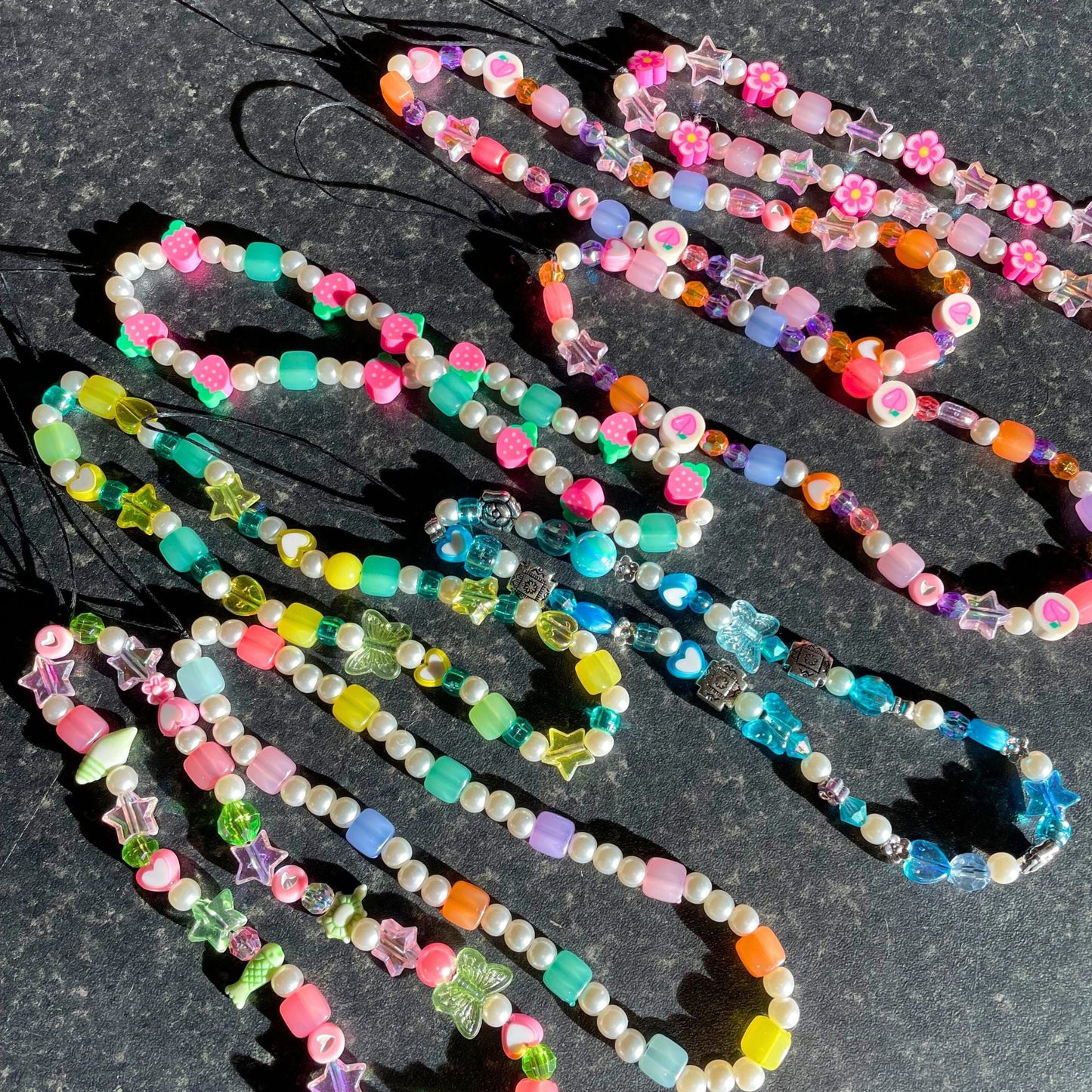 Mystery One-Off Beaded Phone Charm