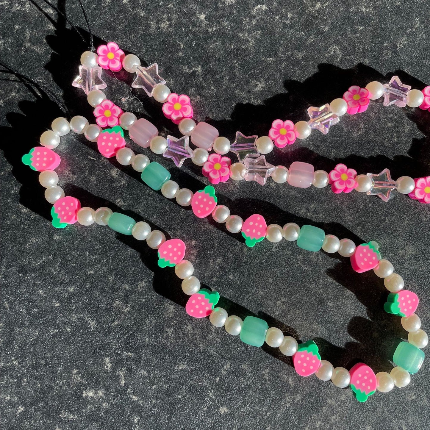 Mystery One-Off Beaded Phone Charm