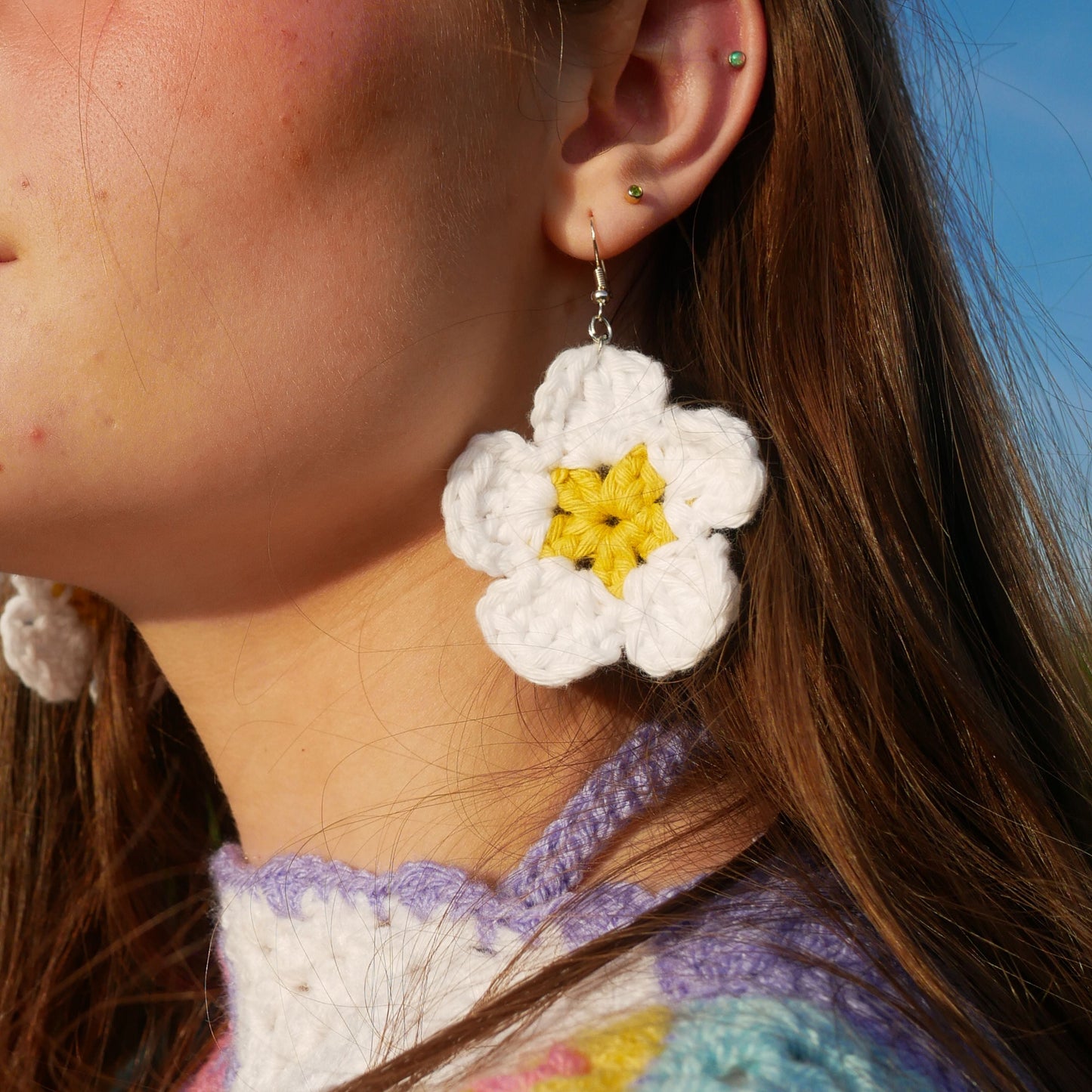 Wholesale Bulk Order Handmade Daisy Earrings - Bulk Buy Handmade Gifts