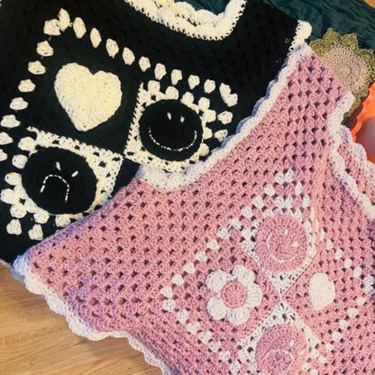 Mixed Emotions Vest - Crochet Pattern PDF