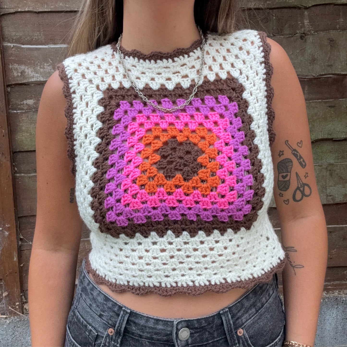 Granny Square Vest - Samples
