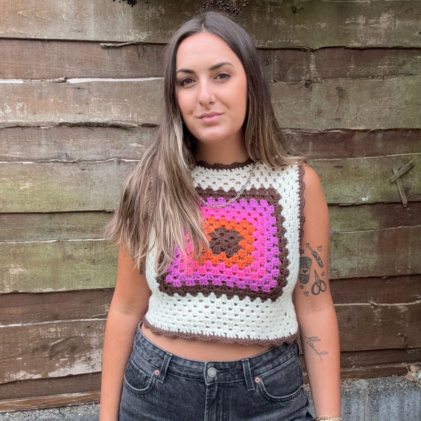 Granny Square Vest - Samples