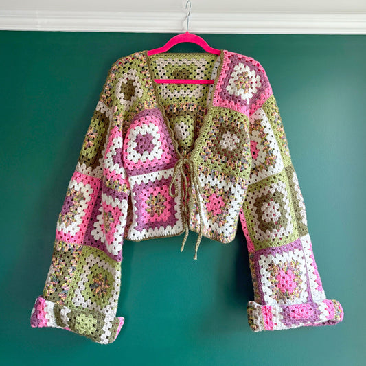 Forest Fairy Crochet Cardigan - Size S/M