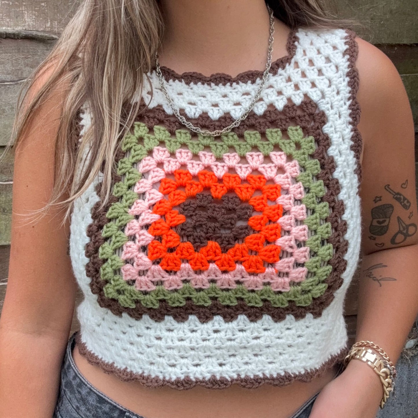 Granny Square Vest - Samples