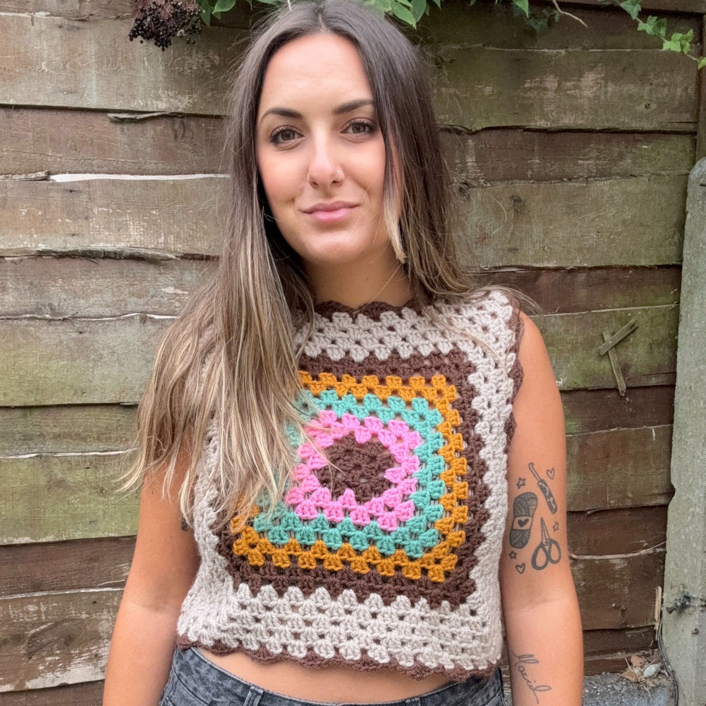 Granny Square Vest - Samples