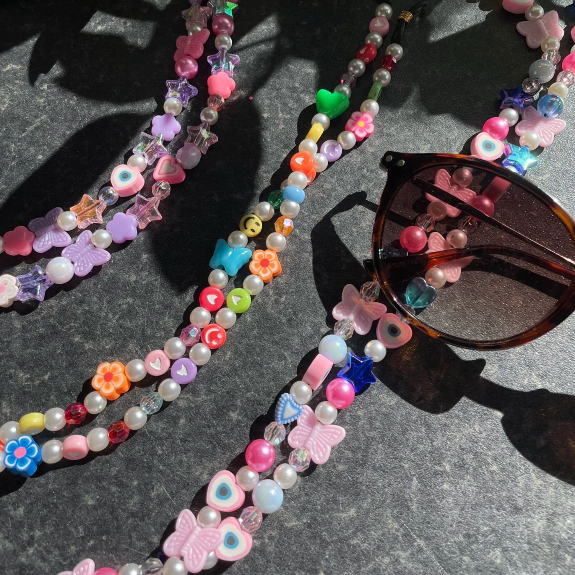 Beaded Glasses Chain – Hooked By Lou - Main Image
