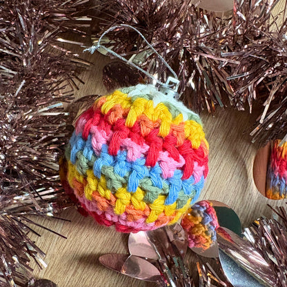 Decorative Crochet Christmas Baubles