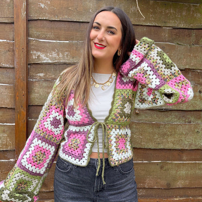 Forest Fairy Crochet Cardigan - Size S/M