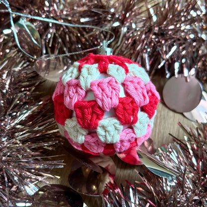 Decorative Crochet Christmas Baubles