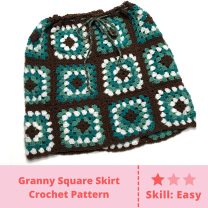 Granny Square Skirt - PDF Pattern