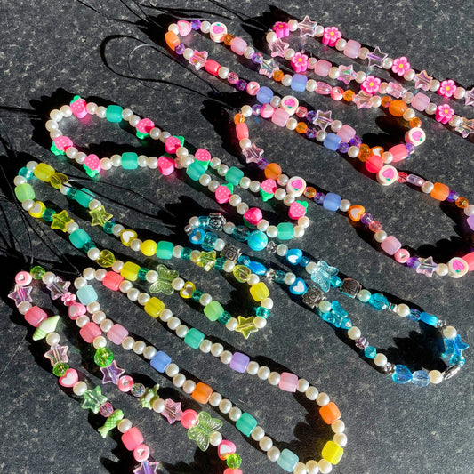 One-Off Beaded Phone Charms