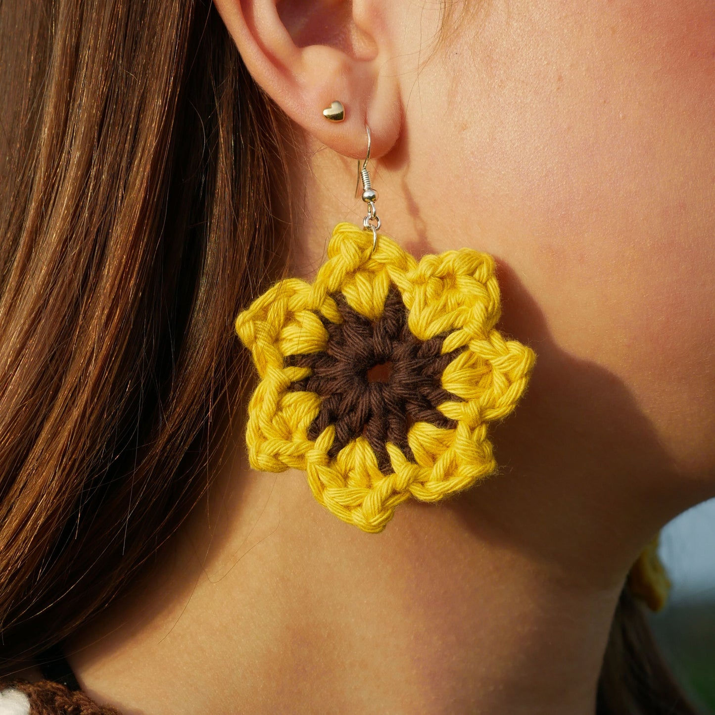 Wholesale Bulk Order Handmade Sunflower Earrings - Bulk Buy Handmade Gifts